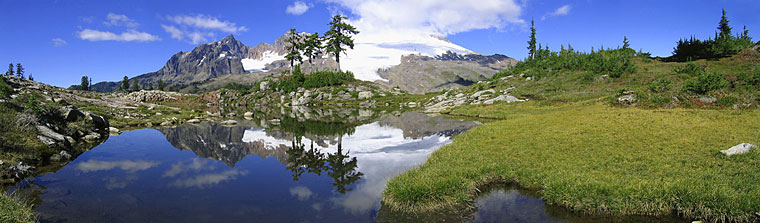 Tarn near park butte